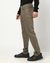 Cotton Stretch Slim Fit Solid Green Denim