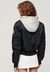 HOODED BOMBER JACKET