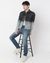 VINTAGE OMBRE TRUCKER LEATHER JACKET