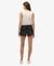 MID RISE DENIM HOT SHORT
