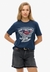 EMBELLISH VARSITY RELAXED TEE