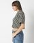 MONOCHROME AOP CROP TEE