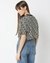 MONOCHROME AOP CROP TEE