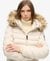 FUJI FAUX FUR HOODED LONGLINE