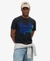 FLOCKED FADE GRAPHIC T SHIRT