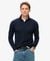 MERINO LONG SLEEVE POLO JUMPER