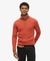 ESSENTIAL EMB KNIT HALF ZIP