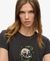 SMALL TATTOO RHINEST FITTD TEE
