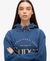 LUXE METALLIC LOGO HOOD DRESS