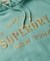 LUXE METALLIC LOGO HOOD DRESS