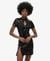 MANDARIN SEQUIN MINI DRESS