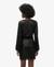SEQUIN VELVET WRAP MINI DRESS