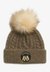 CABLE LUXE KNIT BEANIE HAT