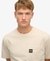 CONTRAST STITCH POCKET T-SHIRT