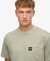 CONTRAST STITCH POCKET T-SHIRT