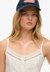 LACE BUTTON THROUGH CAMI TOP