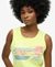 OUTDOOR STRIPE SCOOP NECK TANK