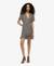 SS PRINTED MINI WRAP DRESS