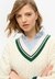 OVERSIZED V NECK CRICKET KNIT