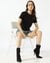 ROUND NECK CROP RIB TEE