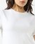 ROUND NECK CROP RIB TEE