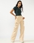 V- NECK CROP RIB TEE