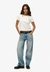 MID RISE WIDE LEG JEAN
