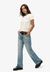 MID RISE WIDE LEG JEAN