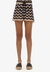ZIGZAG KNIT SHORTS
