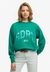 Varsity Satin Applique Crew