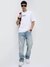 Naruto Straight Knee Repair Jeans