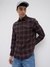 Hiroto Jpn Dark Check Shirt