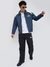 NYLON COLOR BLOCK FLIGHT JACKET