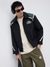 NYLON COLOR BLOCK FLIGHT JACKET