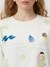 EMBROIDERED SURF SOLID T-SHIRT