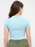 CROP EMBROIDERED OVERDYED SURF TEE