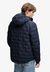 HOODED HEAT WELD PADDED JACKET