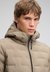 HOODED HEAT WELD PADDED JACKET
