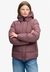 HOODED 5 BAFFLE SPORTS PUFFER