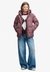 HOODED 5 BAFFLE SPORTS PUFFER