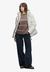 HOODED 5 BAFFLE SPORTS PUFFER