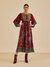 Burgundy Temple Dress