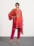 Fuchsia Coral Krishna Ensemble