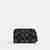 Essential Small Zip Around Card Case In Crystal Signature Jacquard