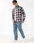 MERCHANT LINEN CHECK SHIRT