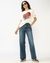 MID RISE WIDE LEG  JEAN