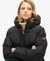 HOODED 5 BAFFLE SPORTS PUFFER