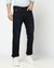 Cotton Solid Slim Fit Blue Denim with Stretch
