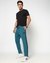 Solid Regular Fit Blue Track Pant