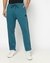 Solid Regular Fit Blue Track Pant